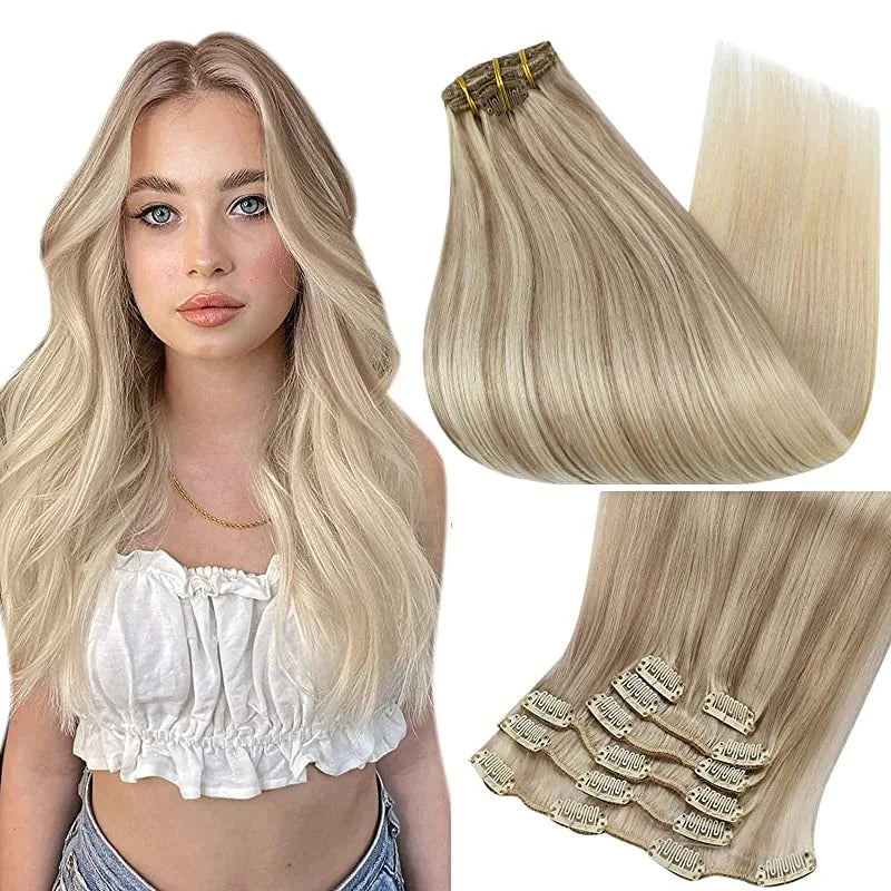 Tóc giả kẹp Luxe Lengths 18 22 60